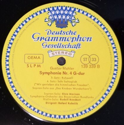 Deutsche Grammophon 139 339 SLPM - Gustav Mahler, Rafael Kubelik - Image 3