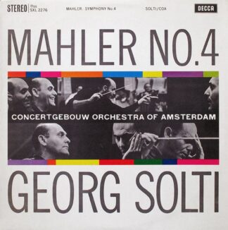 DECCA SXL 2276 - Gustav Mahler, Concertgebouworkest, Georg Solti