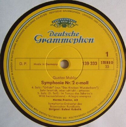 Deutsche Grammophon 139 332/33 SLPM - Gustav Mahler, Edith Mathi - Image 7