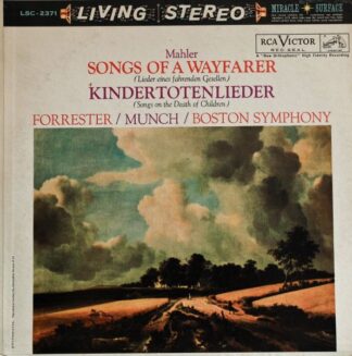 RCA Victor Red Seal LSC-2371 - Gustav Mahler, Boston Symphony Or