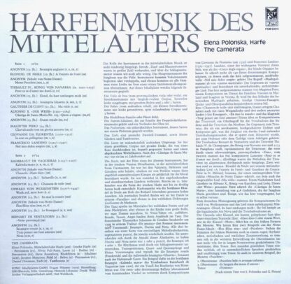 FSM Vox FSM 53 016 - Elena Polonska, La Camerata - Harfenmusik D - Image 2