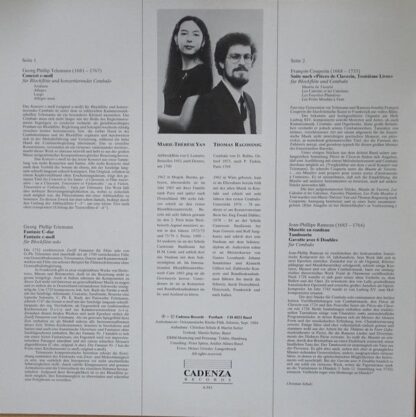 Cadenza (4) A 841 - Marie-Thérèse Yan, Thomas Ragossnig - Telema - Image 2