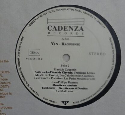 Cadenza (4) A 841 - Marie-Thérèse Yan, Thomas Ragossnig - Telema - Image 4