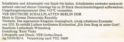 Eterna 8 27 641 - Peter Schreier, Capella Fidicinia, Hans Grüß - - Image 5