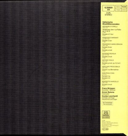 Telefunken 6.35609 DX - Frans Brüggen - Italienische Blockflöten - Image 2