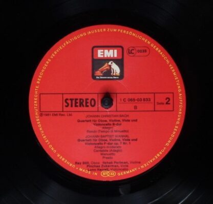 His Master's Voice ASD 3916 - Johann Christian Bach, Wolfgang Am - Image 4