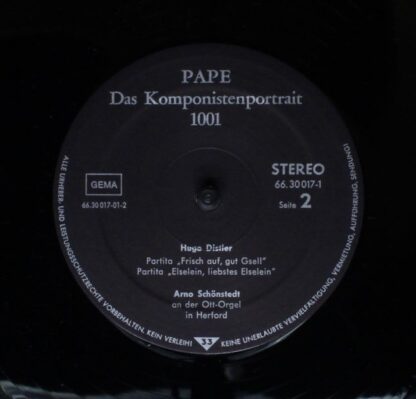 Pape (2) FSM 83781 - Hugo Distler, Arno Schönstedt - Das Orgelwe - Image 6