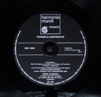 harmonia mundi France HM 1059 - René Saorgin - Danses & Pastoral - Image 3