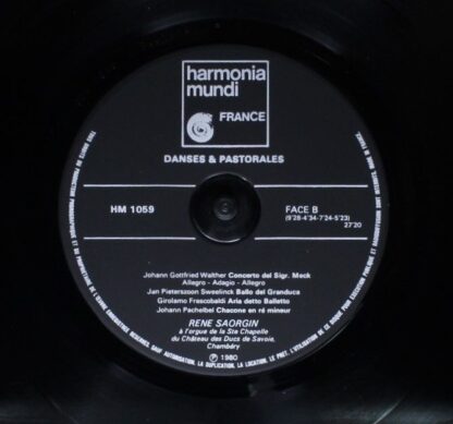 harmonia mundi France HM 1059 - René Saorgin - Danses & Pastoral - Image 4