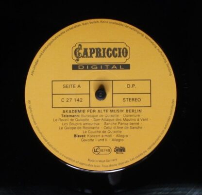 Capriccio Digital C 27 142 - Georg Philipp Telemann, Michel Blav - Image 3