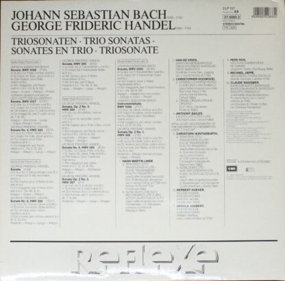 His Master's Voice 27 00 83 3 - Johann Sebastian Bach, Georg Fri - Image 2