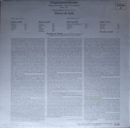 Telefunken 6.42328 AP - Hopkinson Smith - Laute = Lute - Image 2