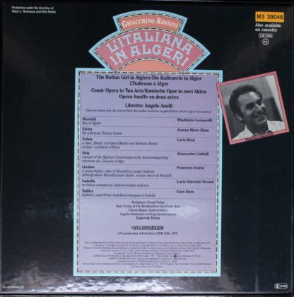 CBS Masterworks M3 39048 - Gioacchino Rossini - L'Italiana In Al - Image 2