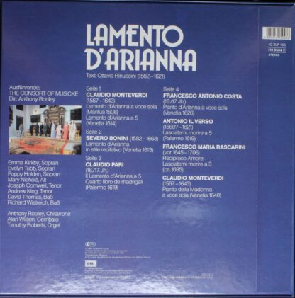 Deutsche Harmonia Mundi 1C 2LP 165 16 9504 3 - Various, The Cons - Image 2