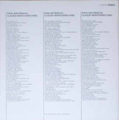 Deutsche Harmonia Mundi 1C 2LP 165 16 9504 3 - Various, The Cons - Image 4