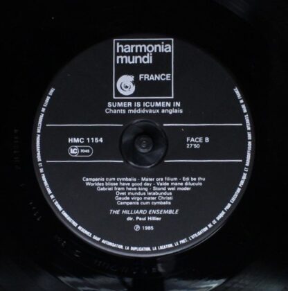 harmonia mundi France HMC 1154 - The Hilliard Ensemble - Sumer I - Image 6