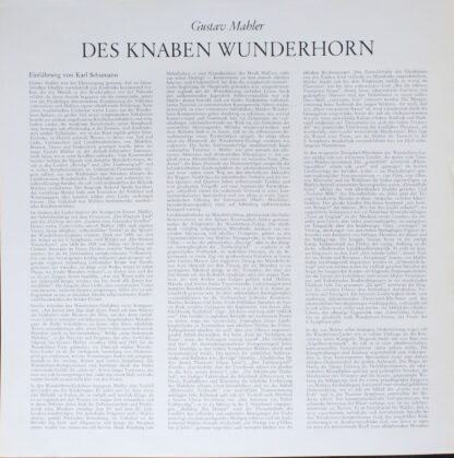DECCA SXL 21 183-B - Gustav Mahler, Janet Baker, Geraint Evans, - Image 3