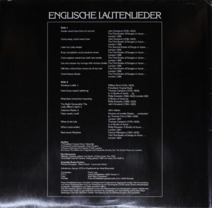 FSM FSM 53540 AUL - Ensemble Musica Poetica - Englische Lautenli - Image 2