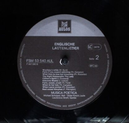 FSM FSM 53540 AUL - Ensemble Musica Poetica - Englische Lautenli - Image 6