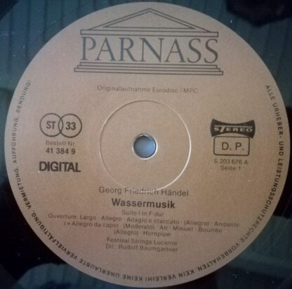 Parnass 41 383 1 - Georg Friedrich Händel, Festival Strings Luce - Image 7