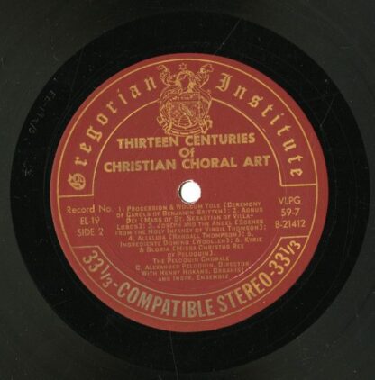 Gregorian Institute Of America EL-100 - The Peloquin Chorale, C. - Image 7