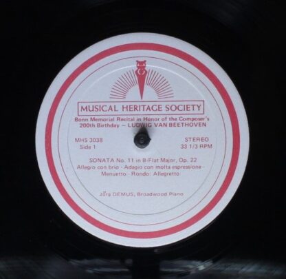 Musical Heritage Society 3038/39 - Ludwig van Beethoven, Jörg De - Image 5