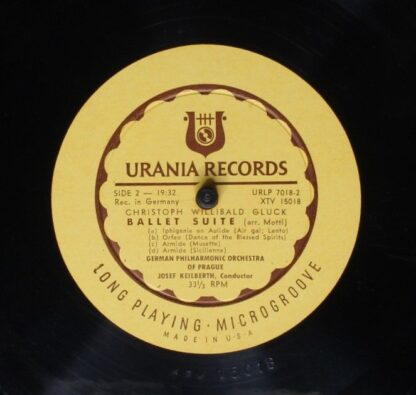 Urania Records (3) URLP 7018 - Christoph Willibald Gluck - Frühl - Image 4