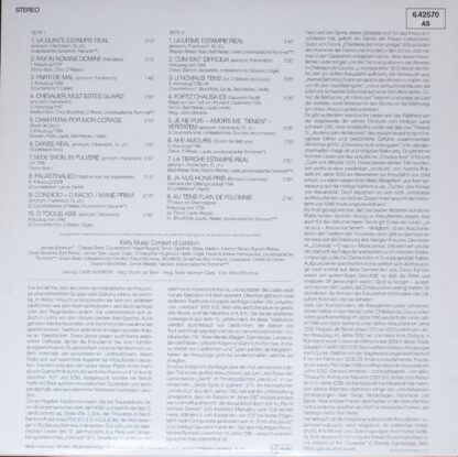 DECCA 6.42 570 - The Early Music Consort Of London, David Munrow - Image 2