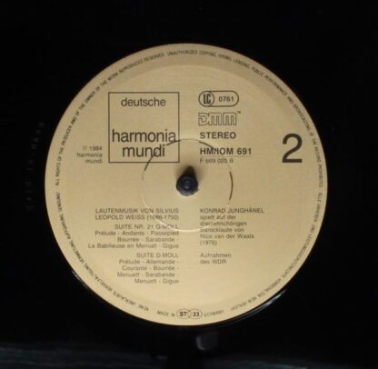 Deutsche Harmonia Mundi HM/IOM 691 - Sylvius Leopold Weiss, Konr - Image 6