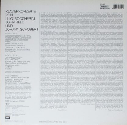 Deutsche Harmonia Mundi 16 9562 1 - Luigi Boccherini, John Field - Image 2