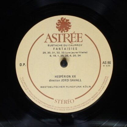 Astree AS 86 - Eustache Du Caurroy, Hespèrion XX, Jordi Savall - - Image 5