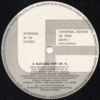 Universal Edition UE 15043 - Various - A Garland For Dr. K. - Image 5