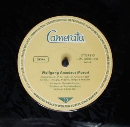 Camerata (2) CMS 30058 LPM - Wolfgang Amadeus Mozart - Drei Klav - Image 3