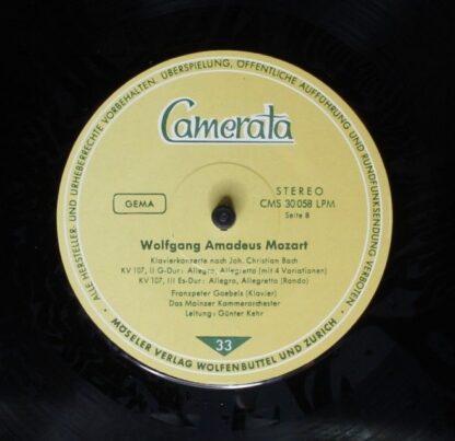 Camerata (2) CMS 30058 LPM - Wolfgang Amadeus Mozart - Drei Klav - Image 4