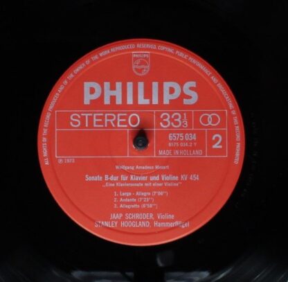 Philips 6775 015 - Wolfgang Amadeus Mozart, Jaap Schröder, Stanl - Image 8