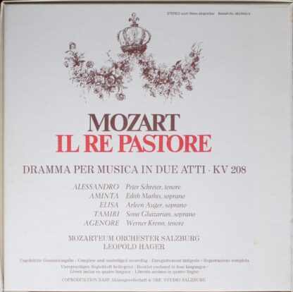 BASF 59 22043-5 - Wolfgang Amadeus Mozart, Leopold Hager, Edith - Image 2