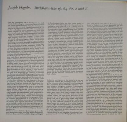 BASF 20 20339-5 - Joseph Haydn, Quartett Collegium Aureum - Stre - Image 2