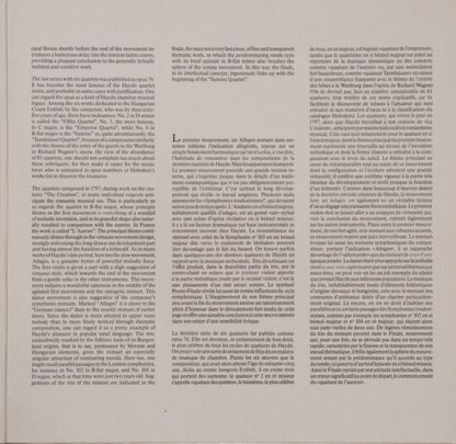Telefunken 6.42501 AW - Joseph Haydn, Kreuzberger Streichquartet - Image 3
