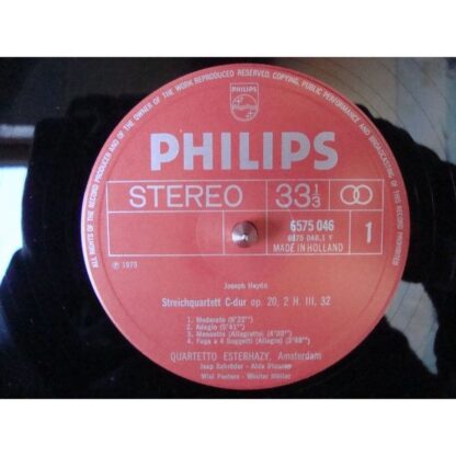 Philips 6575 046 - Joseph Haydn, Quartetto Esterházy - Streichqu - Image 3