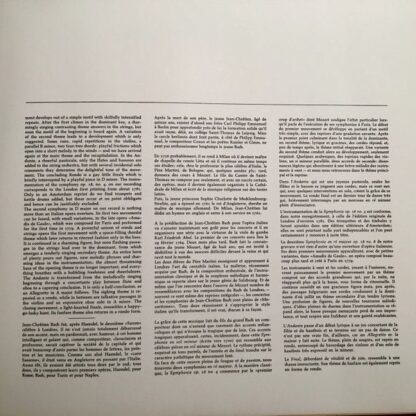 BASF 20 20309-3 - Johann Christian Bach, Collegium Aureum - Drei - Image 3