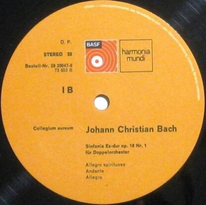 BASF/Harmonia Mundi 29 29047-6 - Carl Philipp Emanuel Bach, Joha - Image 5