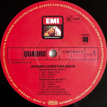 His Master's Voice 1C 065-06 661 Q - Johann Christian Bach, Bour - Image 3