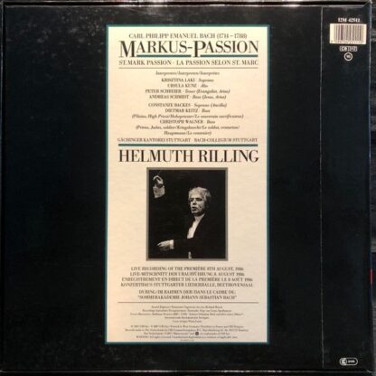 CBS Masterworks I2M 42511 - Carl Philipp Emanuel Bach, Krisztina - Image 2
