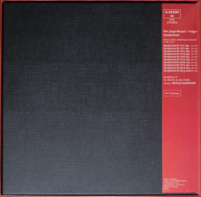 DECCA 6.35290 EK - Wolfgang Amadeus Mozart, Sir Neville Marriner - Image 2