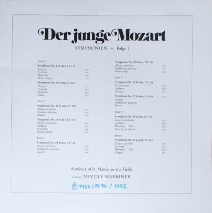 DECCA 6.35290 EK - Wolfgang Amadeus Mozart, Sir Neville Marriner - Image 3