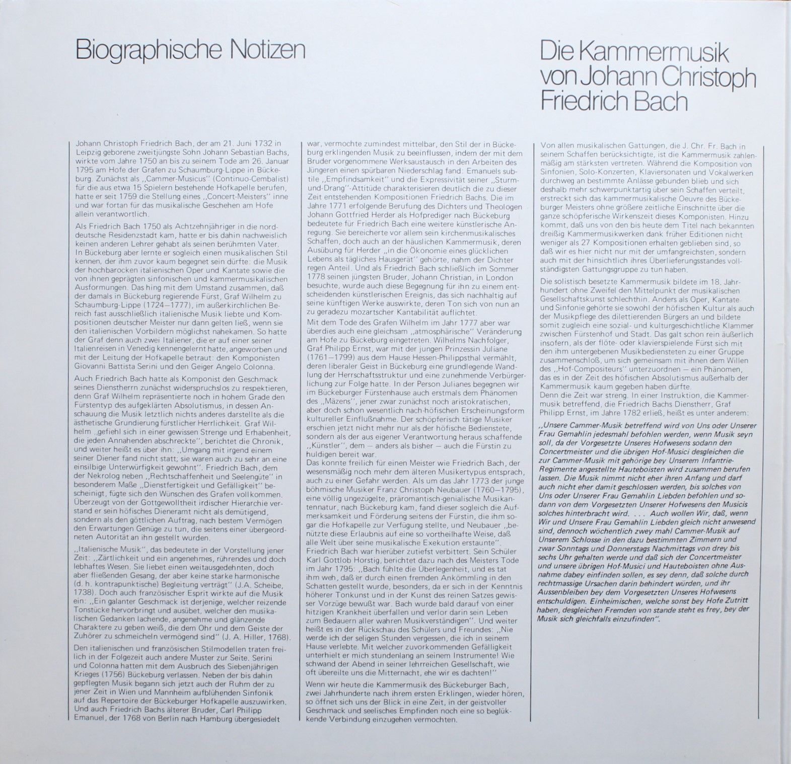 Audite FSM 53 198/9 aud - Johann Christoph Friedrich Bach, Freib - Image 3