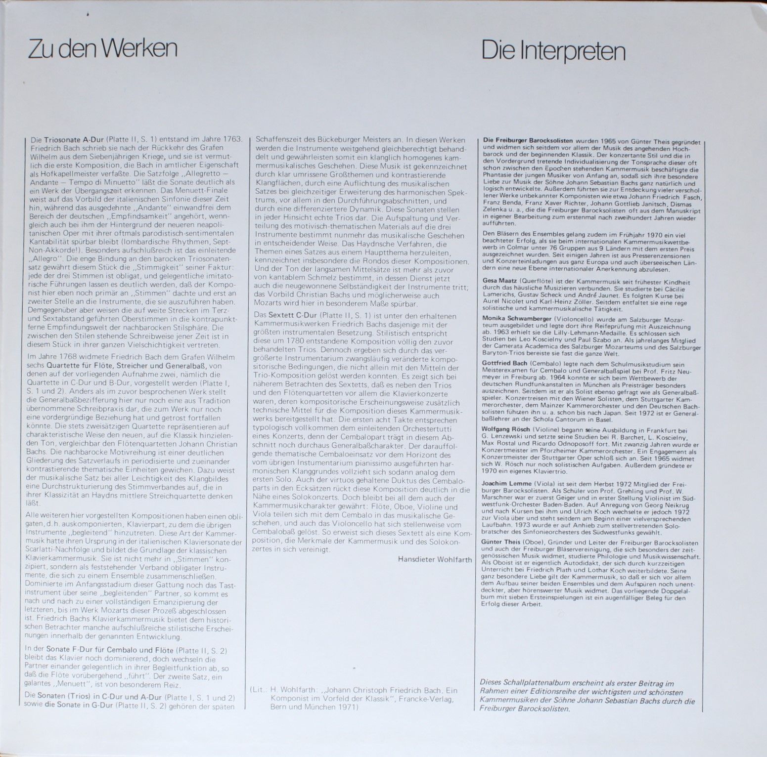 Audite FSM 53 198/9 aud - Johann Christoph Friedrich Bach, Freib - Image 4