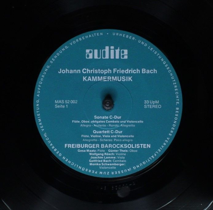 Audite FSM 53 198/9 aud - Johann Christoph Friedrich Bach, Freib - Image 5