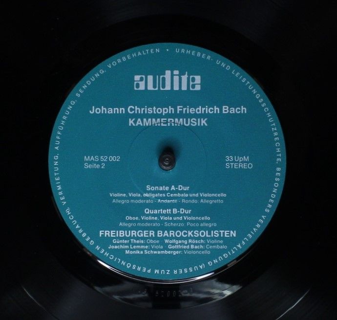 Audite FSM 53 198/9 aud - Johann Christoph Friedrich Bach, Freib - Image 6