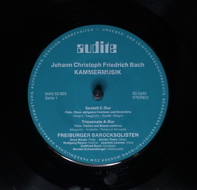 Audite FSM 53 198/9 aud - Johann Christoph Friedrich Bach, Freib - Image 7
